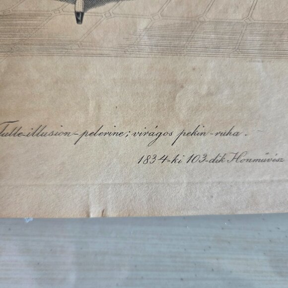 SET OF FOUR ANTIQUE 1834-1835 FASHION PRINTS - Picture 4 of 10